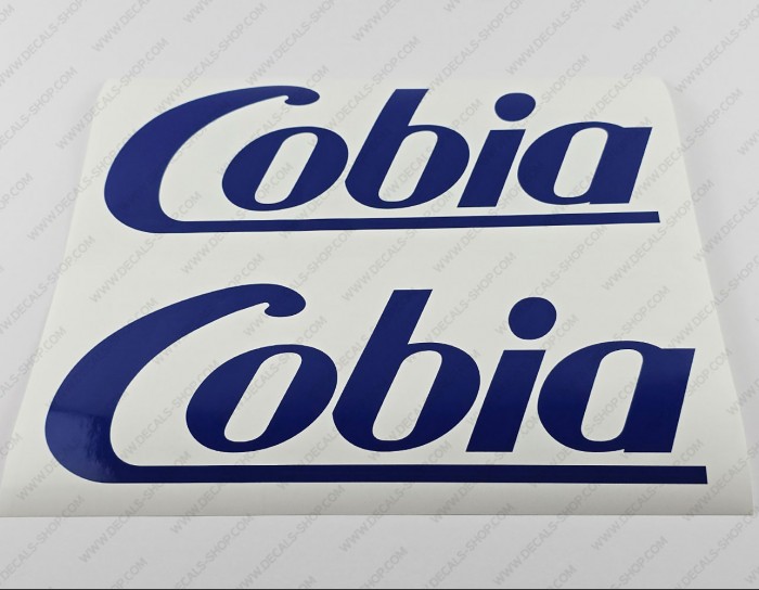 Cobia Boat Logo V3 Decals Set of 2 Cobia Boat Logo V3 Decals Set of 2
